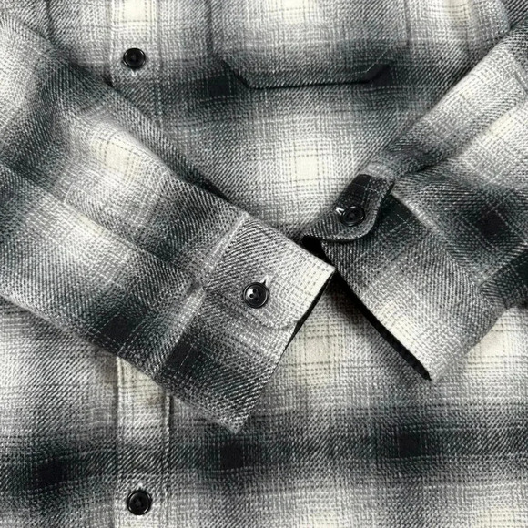 Bonobos‎ Slim fit Wool Blend Check Shirt Mens XL Buttons L/S Flannel Shaket Fall - Picture 2 of 8